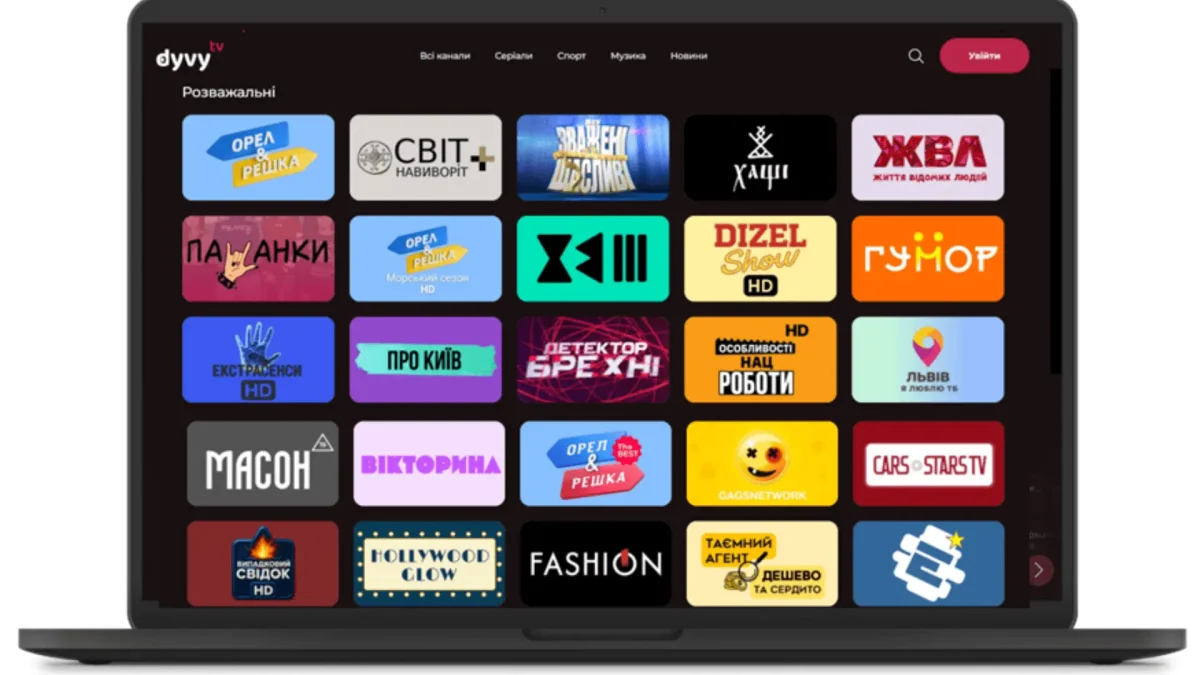 DyvyTV fast канали